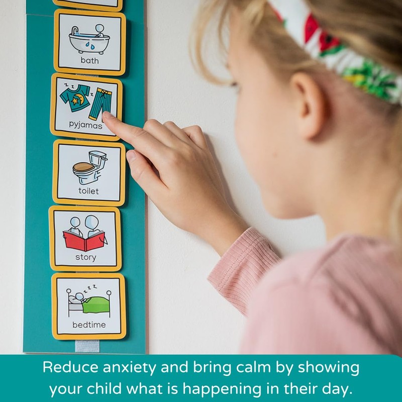 Create Visual Aids Visual Timetable For Home Visual Schedule Routine