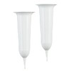 Tymar Grave Vase, Pack of 2, Cemetery Vase with Ground