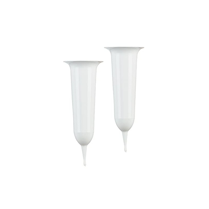 Tymar Grave Vase, Pack of 2, Cemetery Vase with Ground