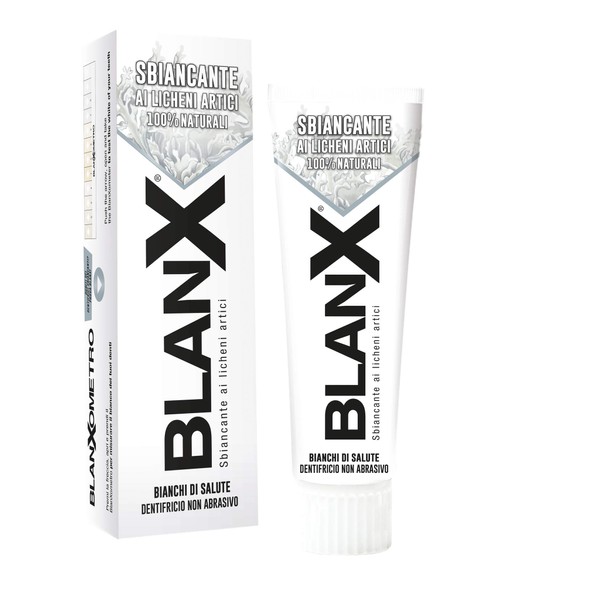 BlanX, Classic Whitening Toothpaste, 100% Natural Arctic Lichen Base, Size 75 ml