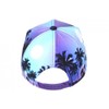 Hip Hop Honour NY Blue & Purple Tropical Palm Trees