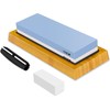 Premium Whetstone Knife Sharpening Stone Kit,2 Side Grit 1000/6000 Whetstone
