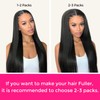 Lashey Seamless Clip in Hair Extensions Human Hair Extensions, Straight