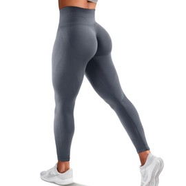 Hidden Scrunch Butt Leggings for Women Amplify Contour Seamless Yoga Pants Compression Gym Workout Booty Lifting Tights