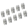 PATIKIL V-Groove Bearing, 10 Pack 3x12x4mm V Groove Guide Pulley