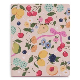 ban.do Undated Daily To Do Planner, Personal Organizer Schedule Planner with Meal Plan and To Do Lists, Flowers and Fruit