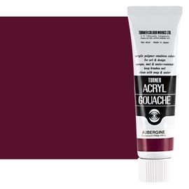 Turner Colour Works Acryl Gouache Artist Acrylic Paint - Single 40 ml Tube - Aubergine