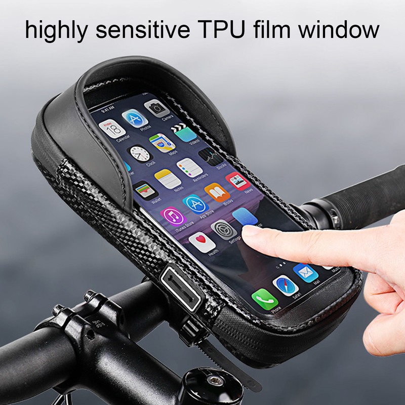 Bike Phone Holder EVA Crush Resistant Sun Visor Adjustable Angle