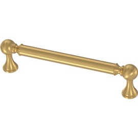 FRANKLIN BRASS Classic Farmhouse (10-Pack) Cabinet Handles 5-1/16" Hole Center | Modern Gold Kitchen Pulls, Hardware for Dressers, Drawers, Furniture P41930C-117-B