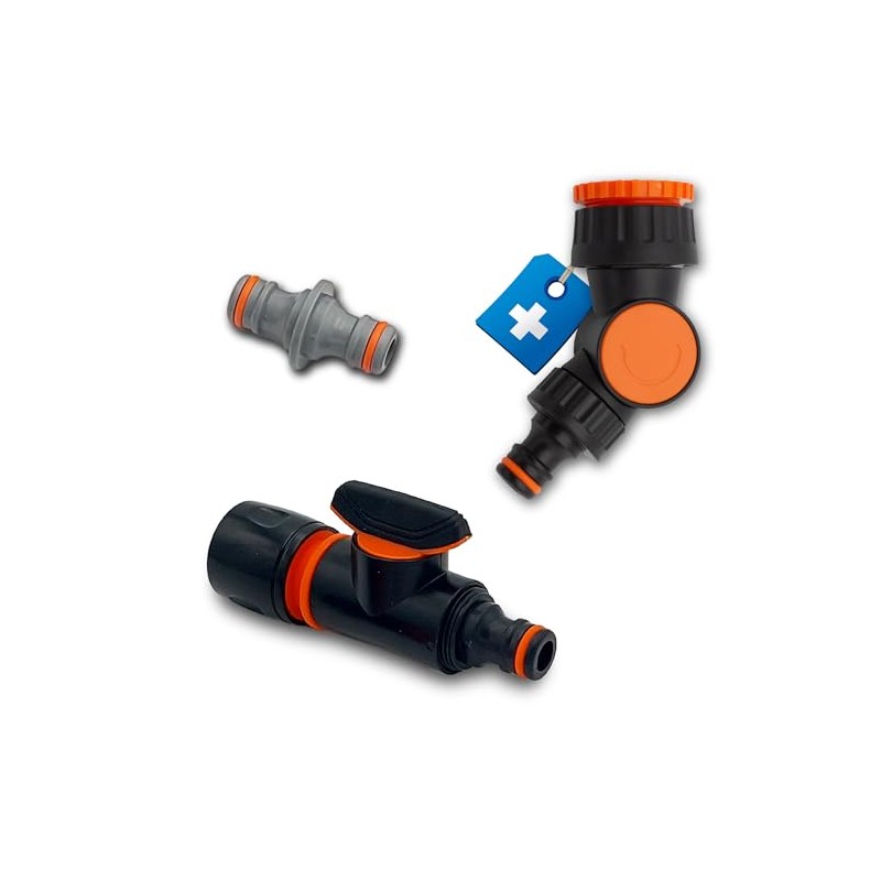 MaJoCompTec® FLEXCONTROL Connection Set, Rotating Tap Connection for Tap, Water