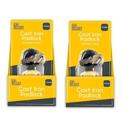 40mm Weatherproof Padlock with Key 2pk | Heavy Duty Padlock for Shed, Gate Fence Padlock with Keys Padlocks Outdoor Heavy Duty Weatherproof Padlock Outdoor Padlock Weatherproof Shed Locks