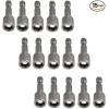 No Brand 15pcs Hex Magnetic Power 8mm 5/16 Socket Adapter