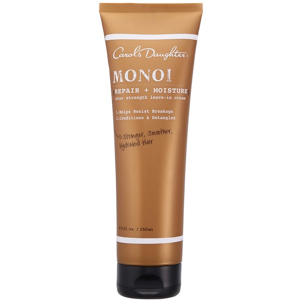 Carol’s Daughter Monoi Repair and Moisture for Curly Hair Monoi Star Strength Leave In Cream with Monoi Oil for Hydration and Softness, 8.5 fl oz
