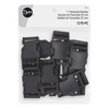 Dritz Parachute Buckles 1in Plastic Black Bag & Tote Accessories,