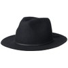 Brixton Wesley Fedora, Black, XL