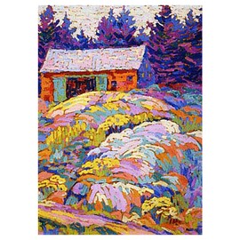Orenco Originals Lawren Harris's Landscape with a Barn Ontario Counted Cross Stitch Pattern