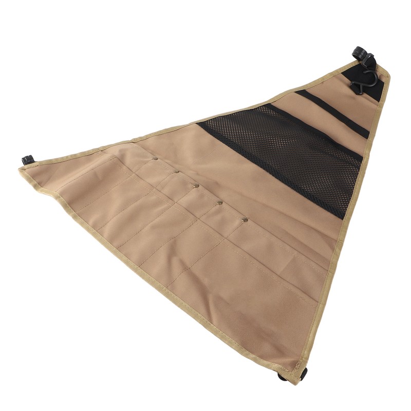 Camping Storage Bag Portable Triangle Oxford Cloth Tableware Hanging Organizer