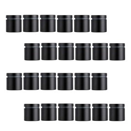 IGNPION 24Pcs Sign Standoff Screws Wall Mount Advertisement Fixings Bolts Hardware Advertising Glass Holders Nail for Picture Frames Advertisements Poster Sign Displays (25 * 25mm, Black)