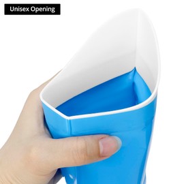 QWORK® Pack of 12 700 ml Emergency Urine Bags, Disposable Urine Bags, Super Absorbent, Unisex, Ideal for Travel, Camping, Traffic Jam, Outdoor Activities