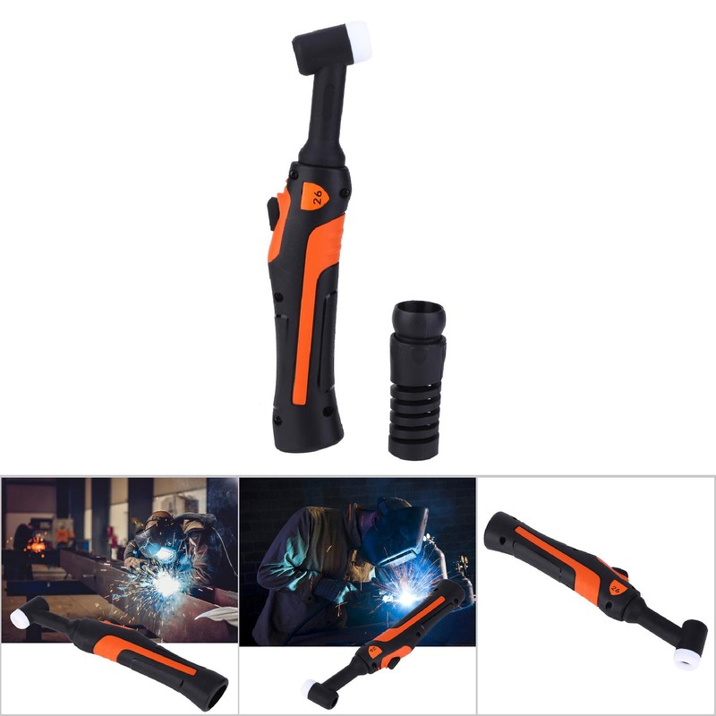 Welding Torch Handle with Flexible Tip Maintenance Replacement Fittings TIG-26VF/TIG-26FTIG-26F