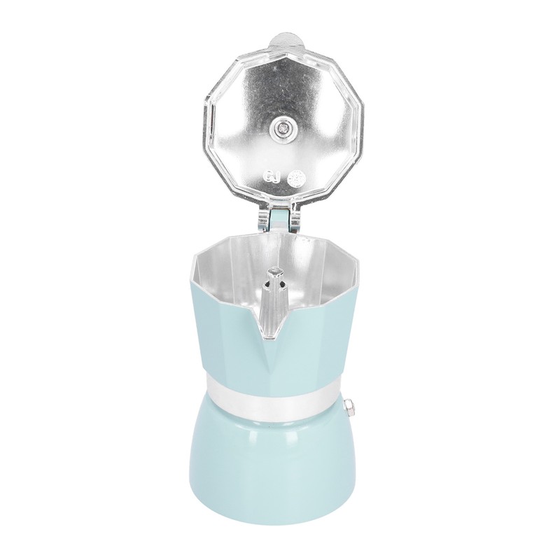 150ML Practical Aluminum Coffee Maker Octagonal Moka Coffee Pot for
