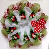 Strawberry Fields Forever Deco Mesh Handmade Spring or Summer Wreath