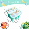 6-Cavities Silicone Popsicles Mold with 20 Sticks, Silicone Ice Pop