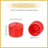 PATIKIL 36 Pcs 28/410 Flip Bottle Top Dispensing Caps, Plastic