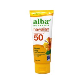 Alba Botanica Hawaiian, Green Tea Sunscreen SPF 50, 3 Ounce (Pack of 10)