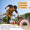Klfte Recoil Starter Rope Pull Cord 5.0mm 12-Meter/40ft for Lawn