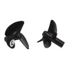 Dilwe RC Boat Propeller Blade, Pack of 2 Plastic Propeller