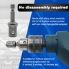 Terixe 9/16 Inch Hollow Power Nut Driver, 9/16 Deep Socket