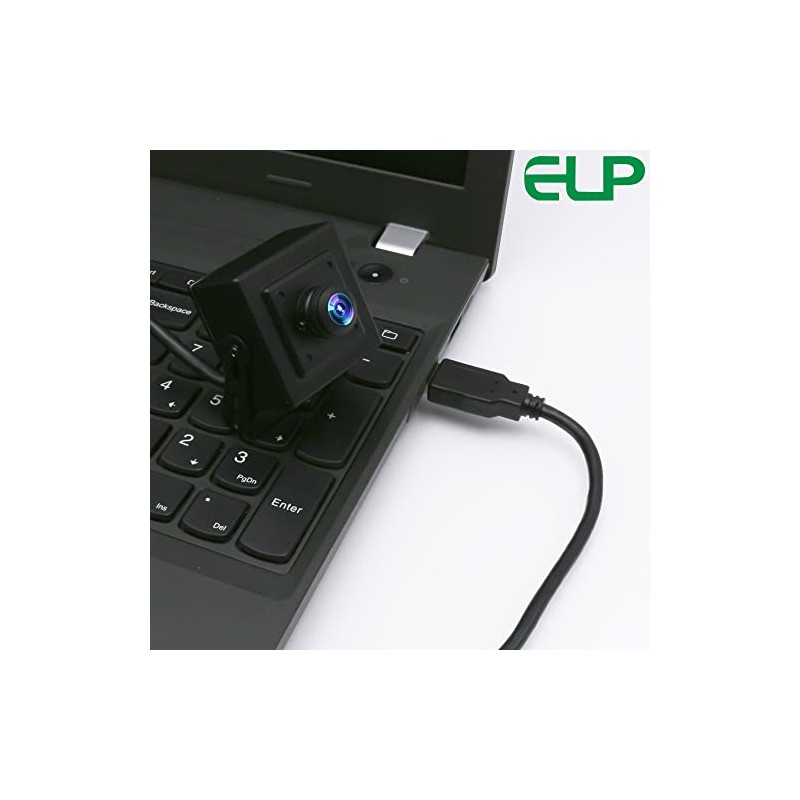 ELP 180degree Fisheye Lens Wide Angle 1080P Mini Box Webcam