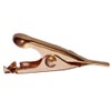 Toothless Alligator Test Clip Copper Plated with Smooth Jawed and