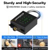 eLinkSmart Heavy Duty Smart Padlock with Key, Pad Lock with