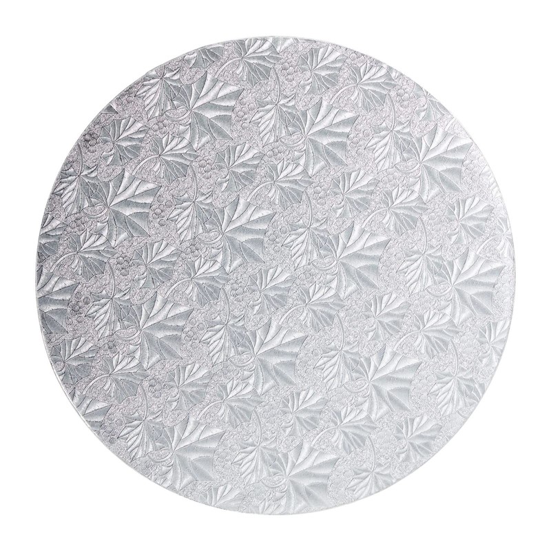 Juvale 3-Pack 12 Inch Cake Drum - Silver, Round, Corrugated