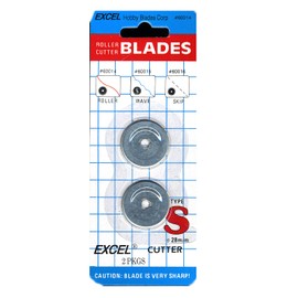 Excel Rotary Cutter Replacement Blades - 1.1 in. (28 mm), pack of 2