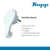 Kopp 172002037 Plastic Earthing Contact Angle Euro Plug, Extra-Flat, White,
