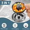 Kitchen Sink Drain Strainer 3 in 1, 304 Stainless Steel
