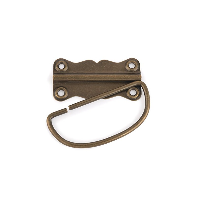 HIGHPOINT Chest Handle Antique Brass 1-Piece with Screws