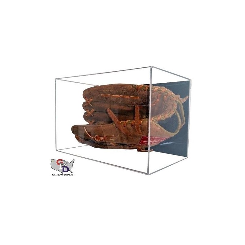 Generic Baseball Glove Display Case Acrylic Wall Mounting UV Protecting,