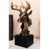Wildlife 12 Point Whitetail Buck Deer Bust Trophy Figurine With
