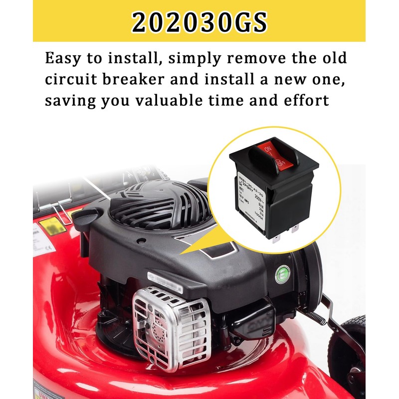 Generator Circuit Breaker 20 AMP Compatible with Briggs & Stratton,Replace