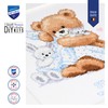 Vervaco Birth Record Teddy and Blanket Counted Cross Stitch Kit,