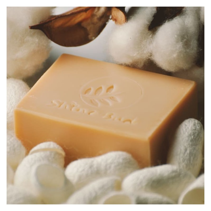 Shinebird pearl powder cocoon natural handmade aged silk ball soap