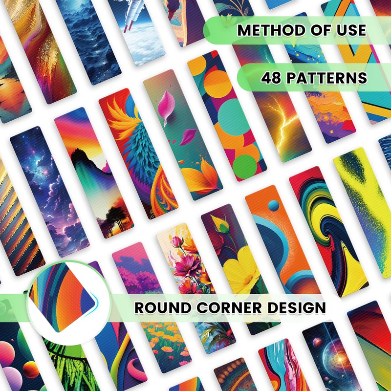 48pcs Calm Strips，Sensory Stickers，Anxiety Relief Items，fidgets，Sensory Strips，Classroom Sensory Must Haves，Tactile