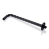 Meer Brazo Para Regadera 50 Cm Negro Mate Alta Calidad