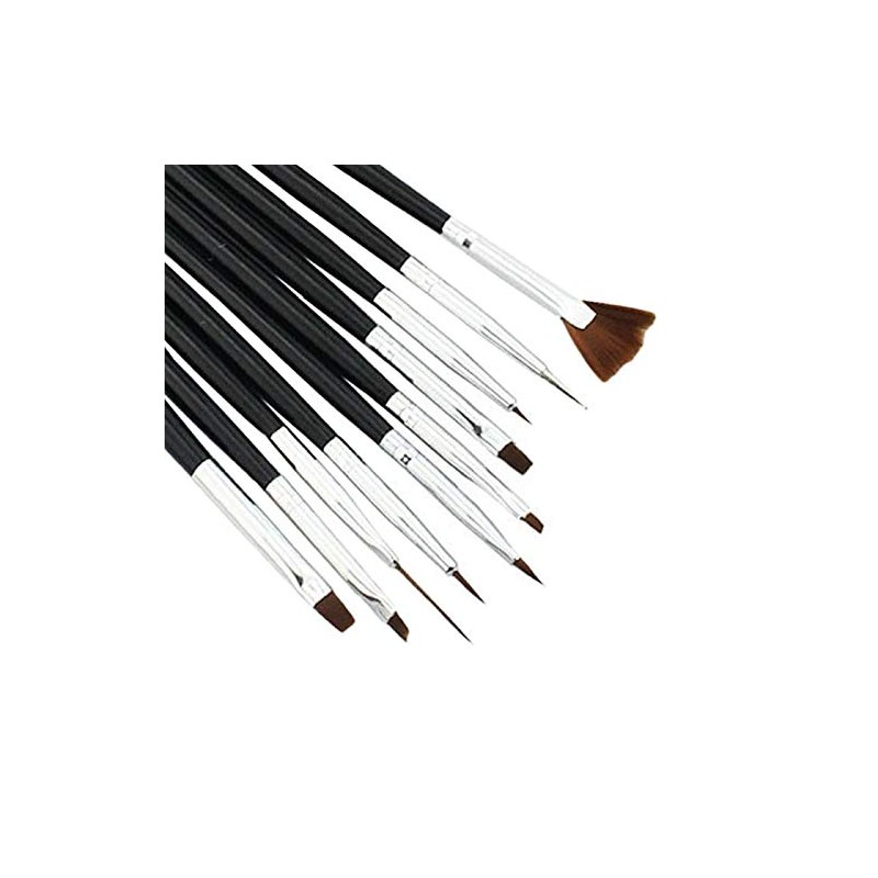 10pcs/Set U Brush Tools Art Acrylic Tips Nail Nail Pen