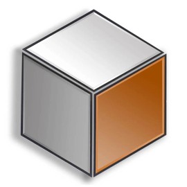 Homeroots 10" Gray Hexagon Metal Framed Mirror Set