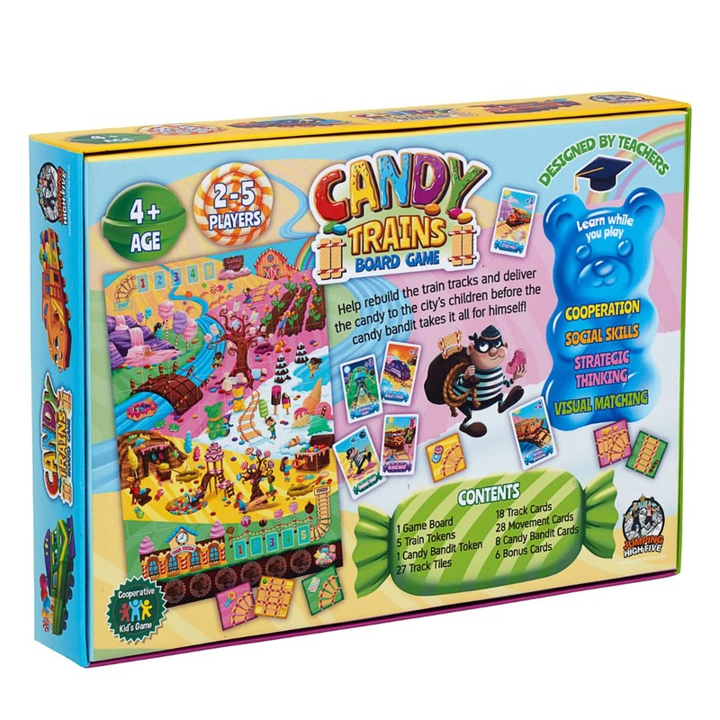 Candy Trains Board Game - A Sweet Sugar Coated Cooperative